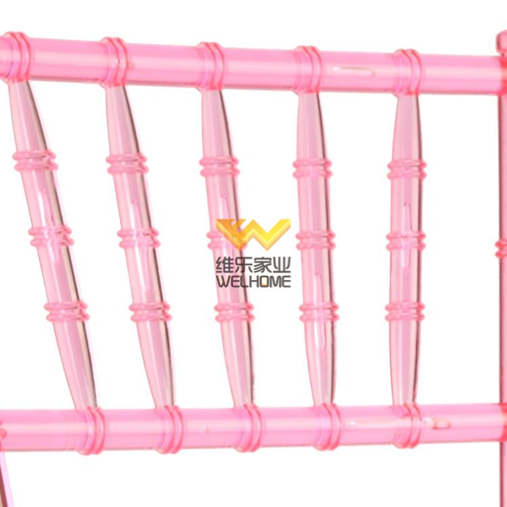 Pink arcylic Chiavari Chair for wedding/events